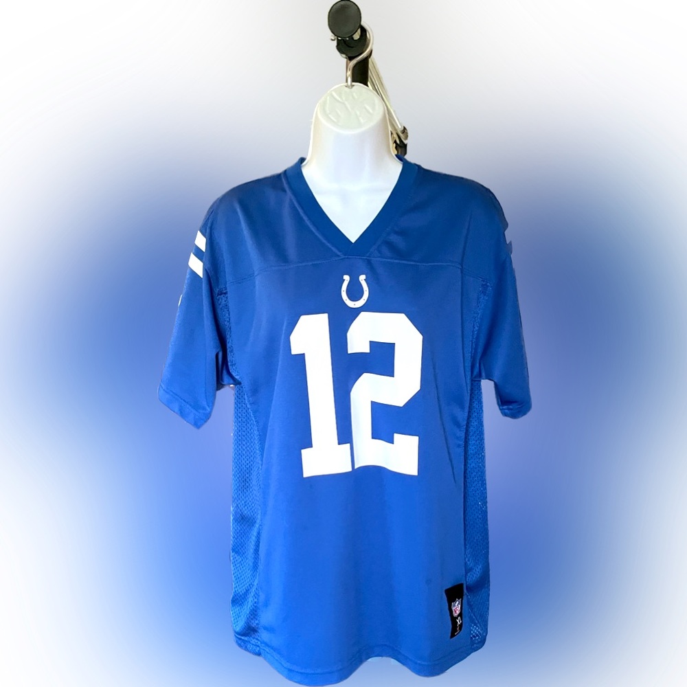 Indianapolis Colts Andrew Luck Jersey Youth XL Can Fit Women’s Small